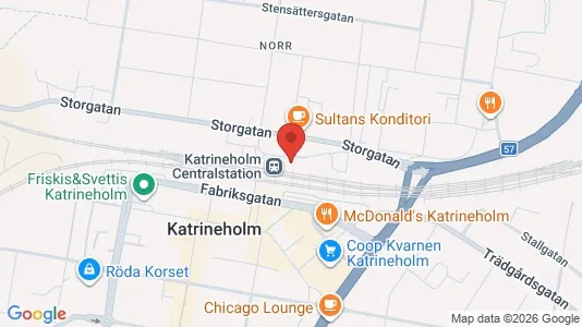 Kontorslokaler att hyra i Katrineholm - Bild från Google Street View