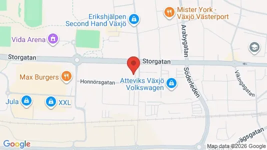 Kontorslokaler att hyra i Växjö - Bild från Google Street View