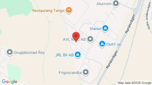 Kontorslokaler att hyra i Haninge - kort over placeringen