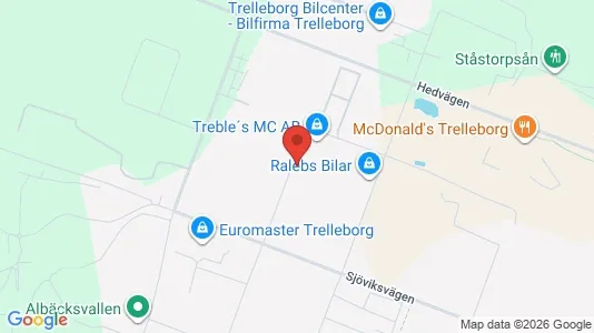 Kontorslokaler att hyra i Trelleborg - Bild från Google Street View