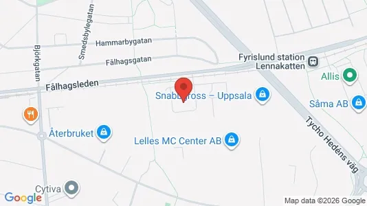 Kontorslokaler att hyra i Uppsala - Bild från Google Street View