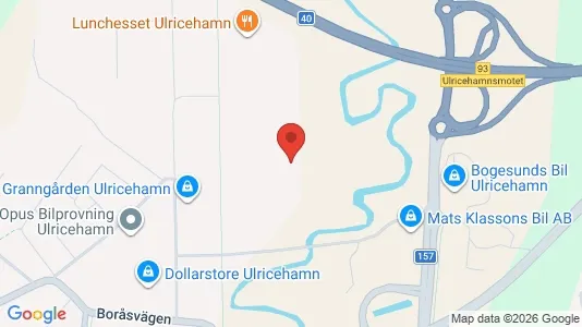 Kontorslokaler att hyra i Ulricehamn - kort over placeringen