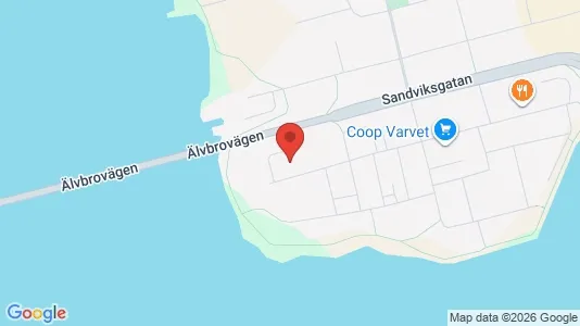 Kontorslokaler att hyra i Luleå - kort over placeringen