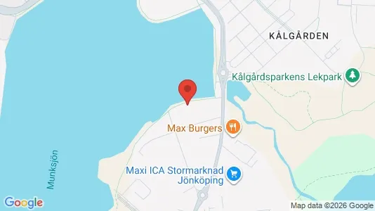 Kontorslokaler att hyra i Jönköping - kort over placeringen