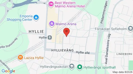 Kontorslokaler att hyra i Hyllie - Bild från Google Street View