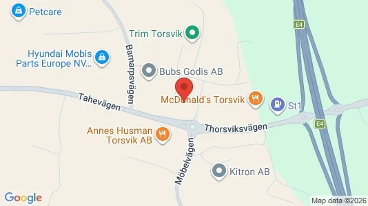 Industrilokaler att hyra i Jönköping - kort over placeringen
