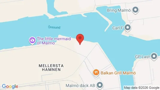 Kontorslokaler att hyra i Malmö Centrum - kort over placeringen