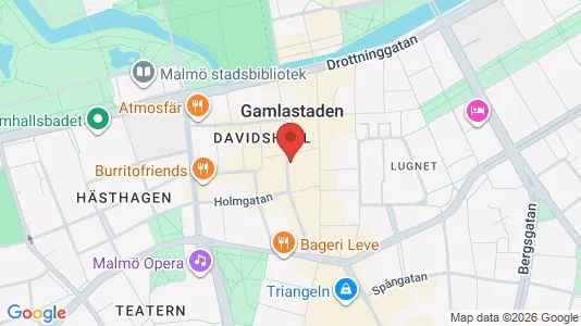 Kontorslokaler att hyra i Malmö Centrum - kort over placeringen