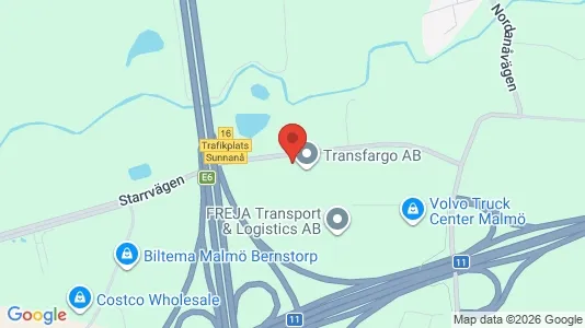 Kontorslokaler att hyra i Burlöv - kort over placeringen