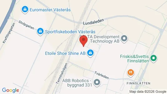 Industrilokaler att hyra i Västerås - Bild från Google Street View