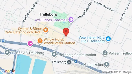 Kontorslokaler att hyra i Trelleborg - kort over placeringen