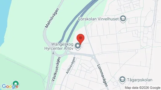 Kontorslokaler att hyra i Burlöv - kort over placeringen