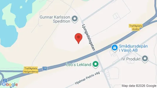 Kontorslokaler att hyra i Växjö - Bild från Google Street View