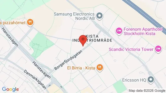Kontorslokaler att hyra i Västerort - kort over placeringen