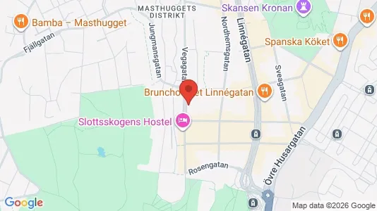Kontorslokaler att hyra i Göteborg Centrum - kort over placeringen