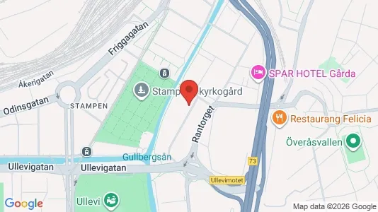 Kontorslokaler att hyra i Örgryte-Härlanda - kort over placeringen