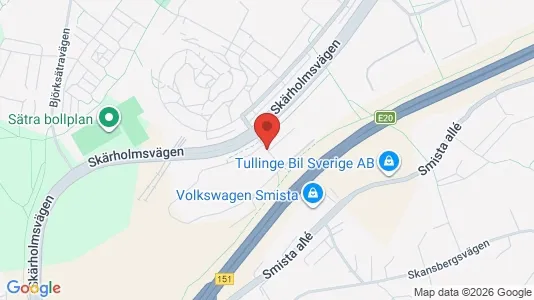 Kontorslokaler att hyra i Söderort - kort over placeringen