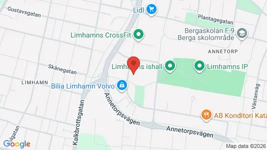 Kontorslokaler att hyra i Limhamn/Bunkeflo - kort over placeringen