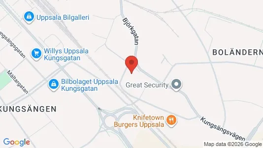 Kontorslokaler att hyra i Uppsala - Bild från Google Street View