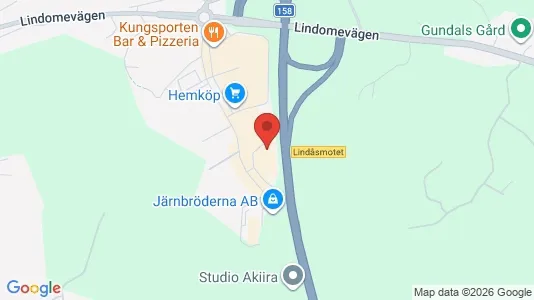 Kontorslokaler att hyra i Kungsbacka - kort over placeringen