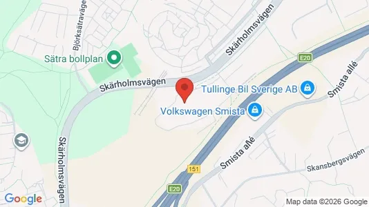 Kontorslokaler att hyra i Söderort - kort over placeringen