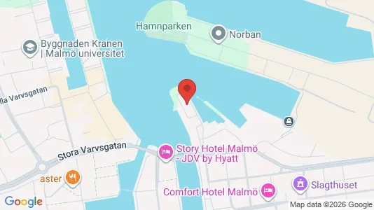 Kontorslokaler att hyra i Malmö Centrum - kort over placeringen