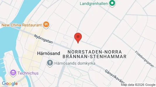 Kontorslokaler att hyra i Härnösand - Bild från Google Street View