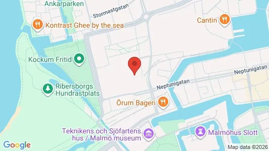 Kontorslokaler att hyra i Malmö Centrum - kort over placeringen