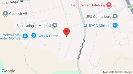 Kontorslokaler att hyra i Mölndal - Bild från Google Street View