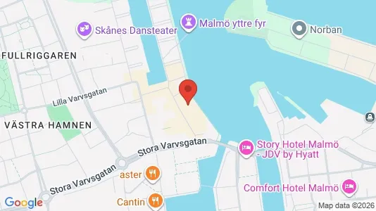 Kontorslokaler att hyra i Malmö Centrum - kort over placeringen