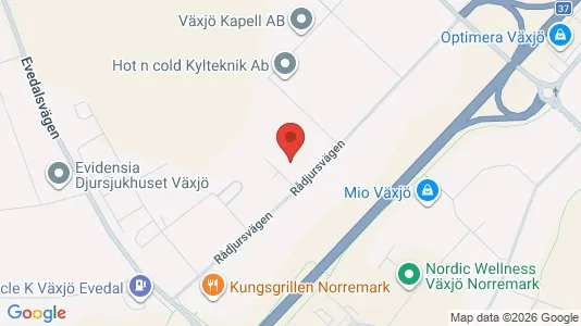 Kontorslokaler att hyra i Växjö - Bild från Google Street View