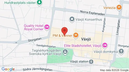 Kontorslokaler att hyra i Växjö - Bild från Google Street View