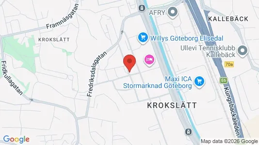 Kontorslokaler att hyra i Örgryte-Härlanda - kort over placeringen