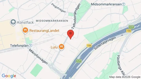 Kontorslokaler att hyra i Söderort - Bild från Google Street View