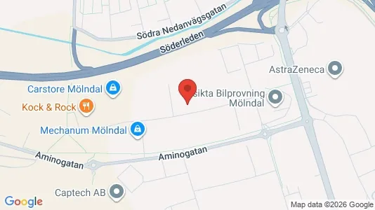 Kontorslokaler att hyra i Mölndal - Bild från Google Street View