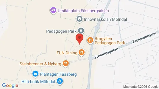 Kontorslokaler att hyra i Mölndal - Bild från Google Street View