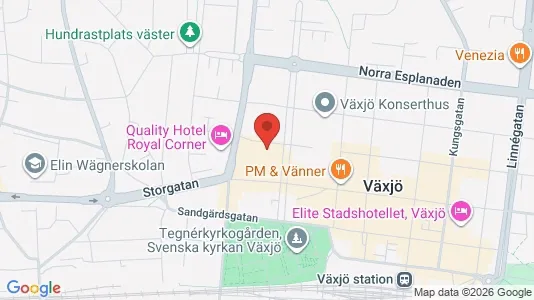 Kontorslokaler att hyra i Växjö - Bild från Google Street View