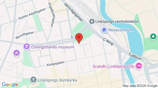 Kontorslokaler att hyra i Linköping - kort over placeringen