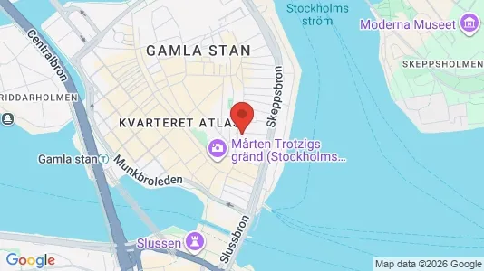 Kontorslokaler att hyra i Stockholm Innerstad - kort over placeringen