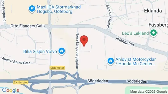 Kontorslokaler att hyra i Askim-Frölunda-Högsbo - kort over placeringen