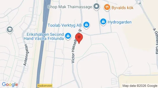 Kontorslokaler att hyra i Askim-Frölunda-Högsbo - kort over placeringen