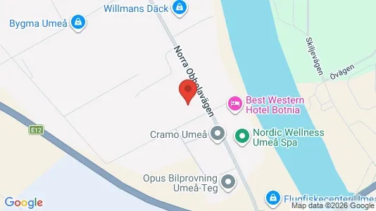 Industrilokaler att hyra i Umeå - Bild från Google Street View