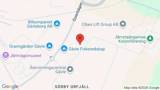 Kontorslokaler att hyra i Gävle - Bild från Google Street View