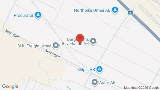 Kontorslokaler att hyra i Umeå - Bild från Google Street View