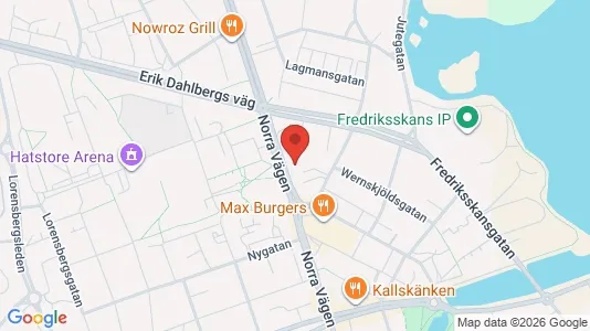 Kontorslokaler att hyra i Kalmar - kort over placeringen
