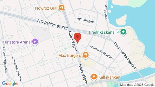 Kontorslokaler att hyra i Kalmar - kort over placeringen