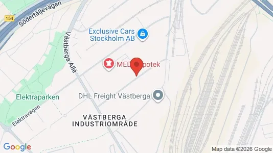 Kontorslokaler att hyra i Söderort - kort over placeringen