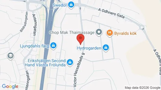 Kontorslokaler att hyra i Askim-Frölunda-Högsbo - kort over placeringen