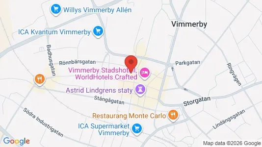 Kontorslokaler att hyra i Vimmerby - Bild från Google Street View