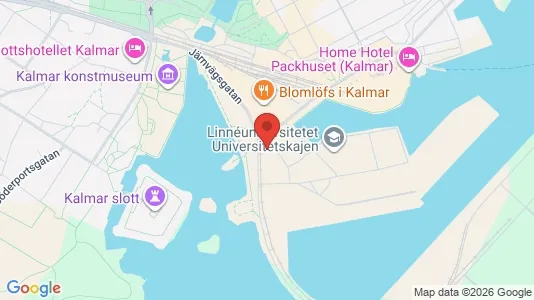 Kontorslokaler att hyra i Kalmar - kort over placeringen
